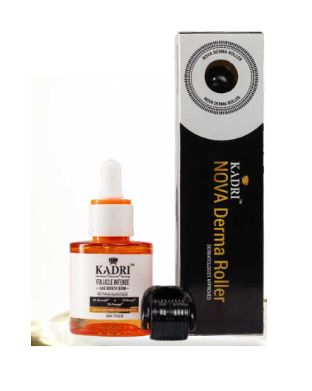 Kadri Nova Derma Roller — 0.50mm, 540 Platinum Needles
